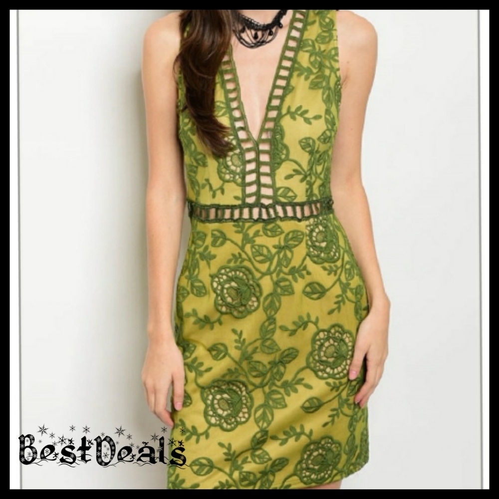 💦OLIVE LACE DRESS